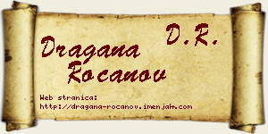 Dragana Rocanov vizit kartica